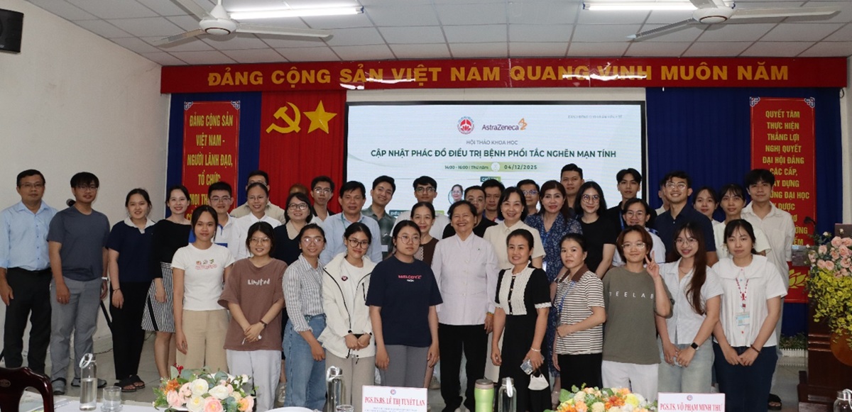 Hội thảo khoa học “Cập nhật Phác đồ điều trị Bệnh phổi tắc nghẽn mạn tính” tại Bệnh viện Trường Đại học Y Dược Cần Thơ