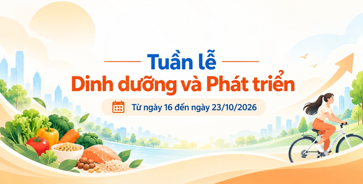 Hưởng ứng “Tuần lễ Dinh dưỡng và Phát triển” năm 2026